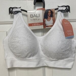 Bali Seamless Wirefree White Bra